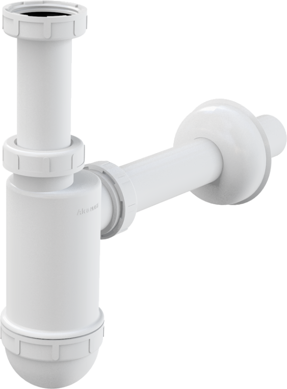 Сифон для умывальника AlcaPlast DN32 A430 c накидной гайкой 5/4″
