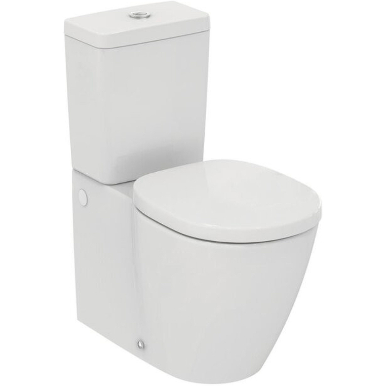 Напольный унитаз Ideal Standard Connect с бачком и микролифтом, безободковый E039701+E785601+E712701