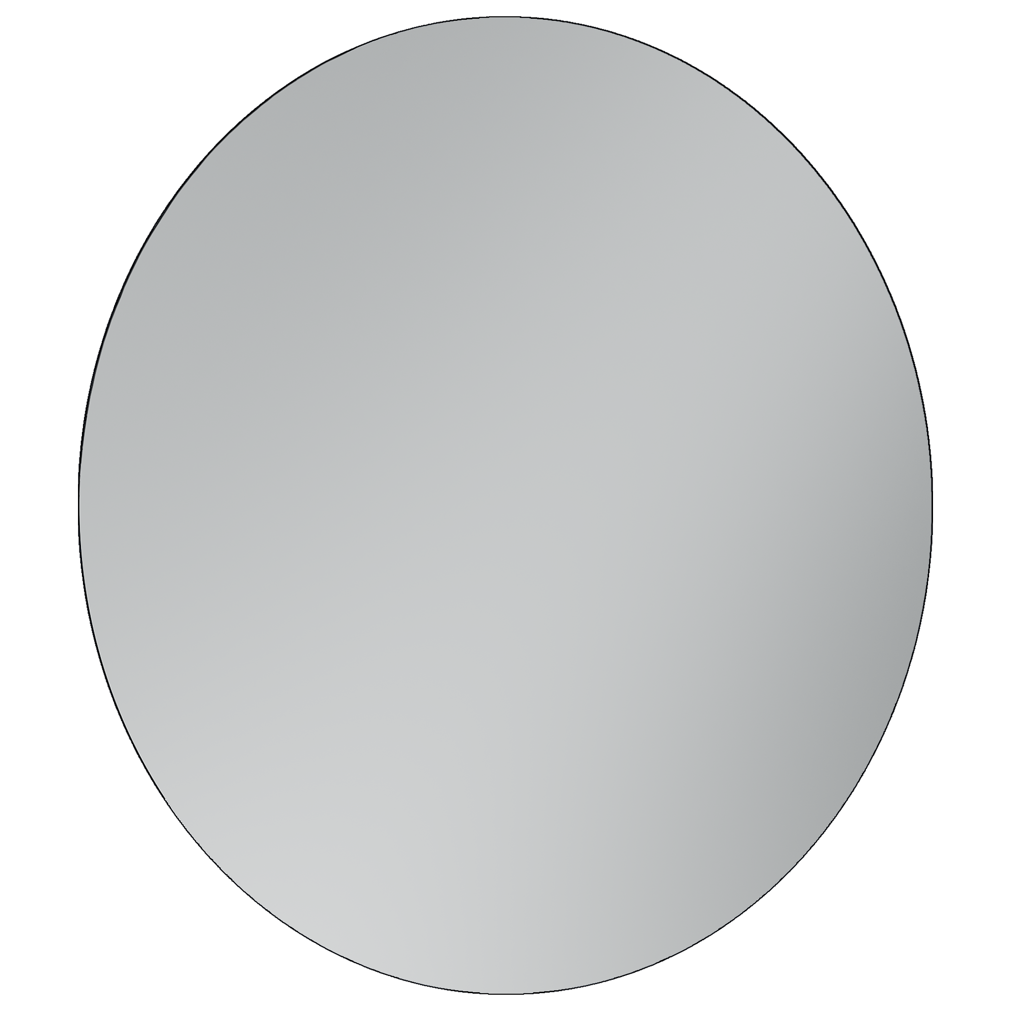 Зеркало для ванной комнаты SANCOS Sfera D1200 c фоновой подсветкой, арт. SF1200