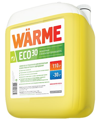 Теплоноситель Warme Eco 30 АВТ-ЭКО-30  20 кг (79080)