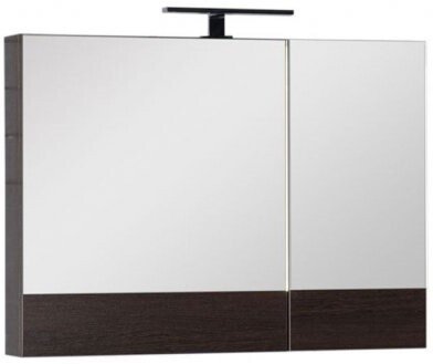 Зеркало-шкаф Aquanet Нота 90x67 00159110 венге
