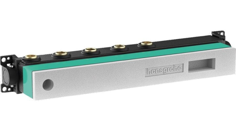 Скрытая часть термостатического смесителя для душа Hansgrohe RainSelect 15311180 с 3 кнопками