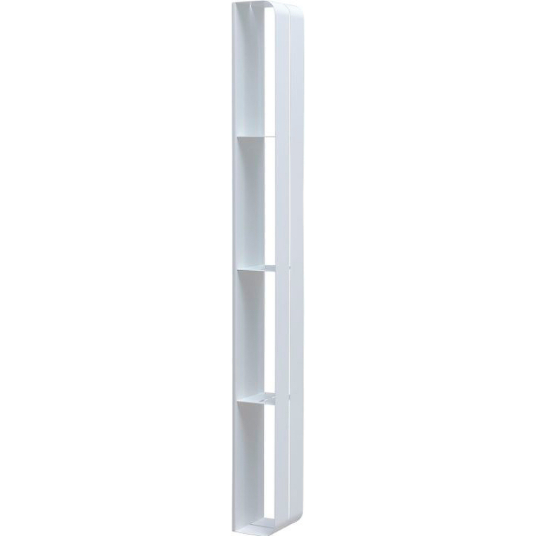 Полка Aquanet Магнум 15x130 белая матовая, вертикальная