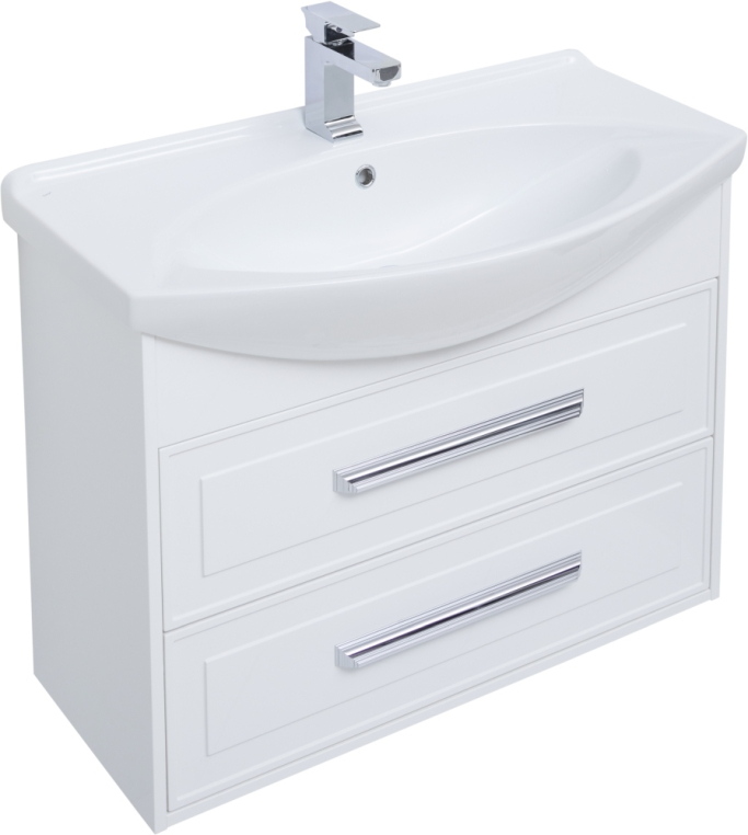 Тумба под раковину Aquanet Остин 85 белый (под раковину Стиль) 00252672