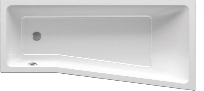 Акриловая ванна Ravak Be Happy II 170x75 L C941000000+CY94000000 с опорной конструкцией