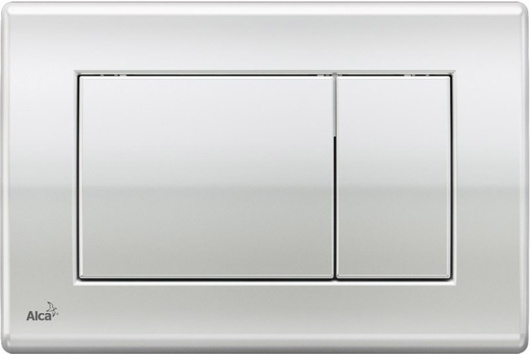Кнопка смыва AlcaPlast Basic M271 хром - глянцевая
