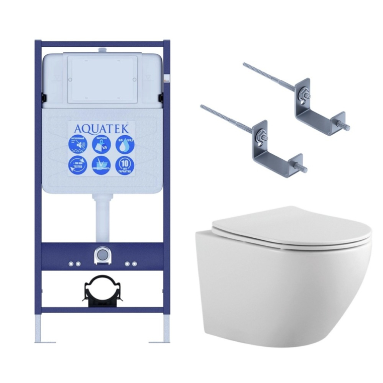 Унитаз с инсталляцией Set AQUATEK ЕВРОПА-KKI2