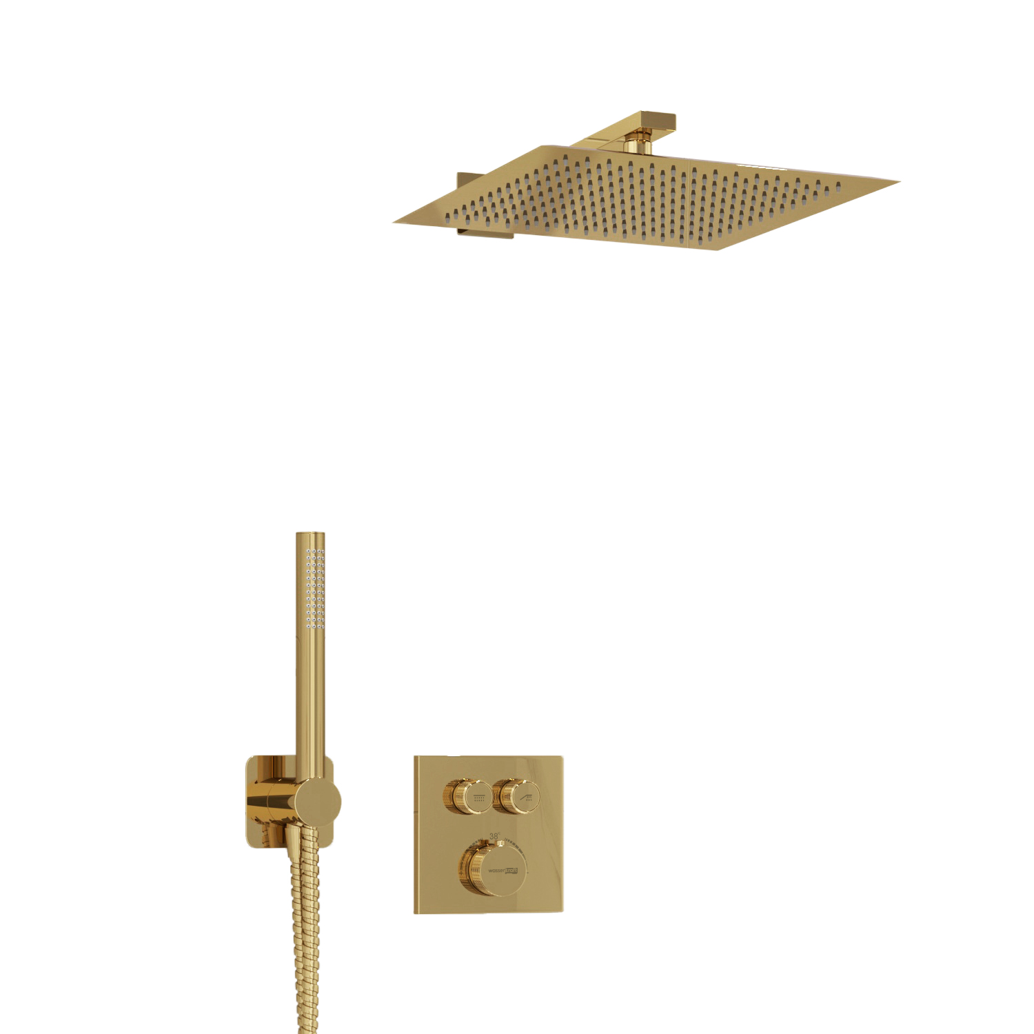 A7148.183.261.280.197.281 Thermo Встраиваемый комплект для душа с верхней душевой насадкой и лейкой