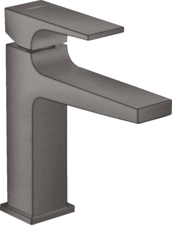 Смеситель для раковины Hansgrohe Metropol 32507340 с донным клапаном Push-Open, шлифованный черный хром