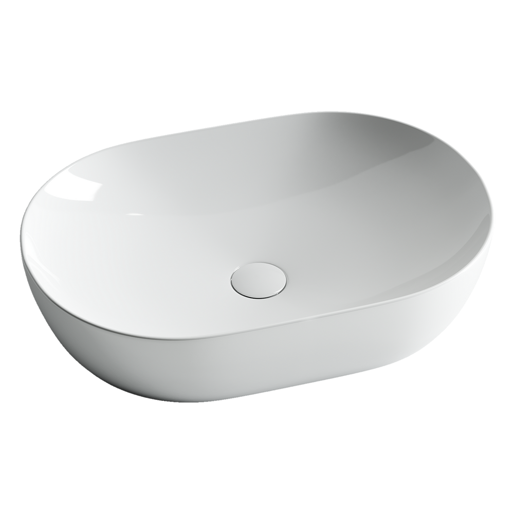 Накладные раковины CERAMICANOVA CN5009 Умывальник чаша накладная овальная Element 600*415*135мм
