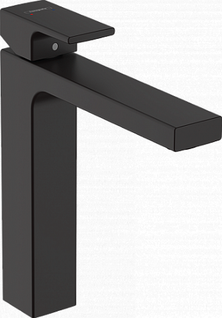 Смеситель для раковины Hansgrohe Vernis Shape 71562670 матовый чёрный