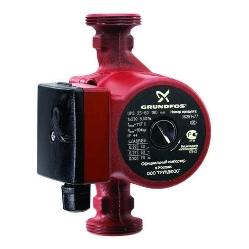 Циркуляционный насос серии Grundfos UPS 32-40 180 с гайками (96281389)