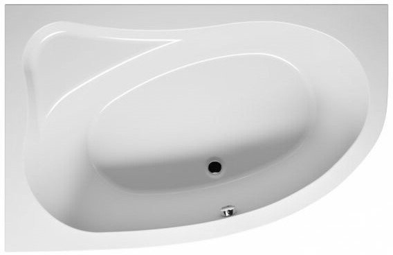 Акриловая ванна Riho Lyra 140x90 правая B019001005+207096 с ножками