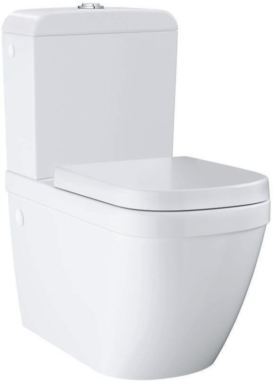 Напольный унитаз Grohe Euro Ceramic с бачком и микролифтом, безободковый 39462000