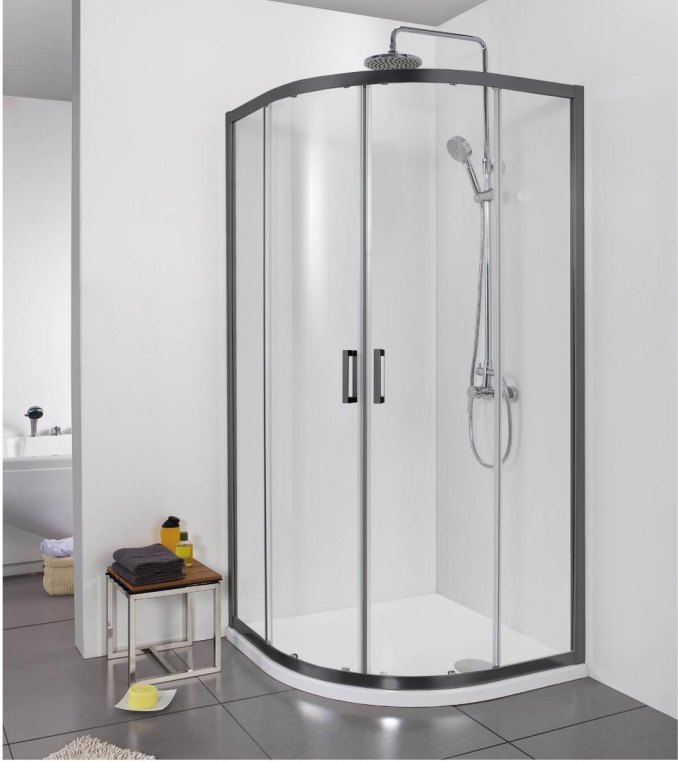 Душевой уголок Aquatek 80x80 AQ ARI RO 08020BL