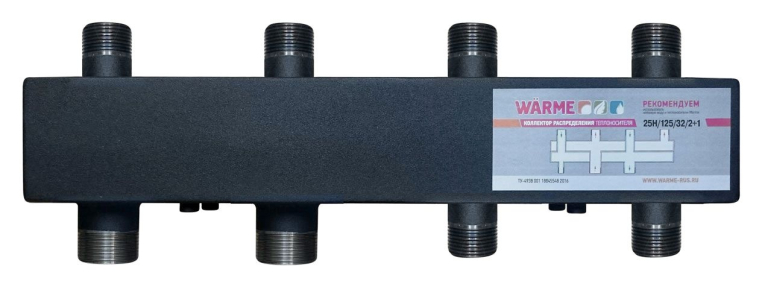 Коллектор распределительный Warme WKS 80 Compact на 3 контура (WKS80.21B)