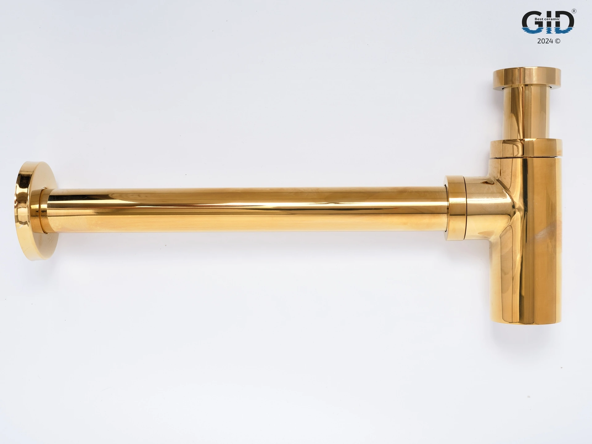 Сифон для раковины Gid G-64GD 75506S золотой