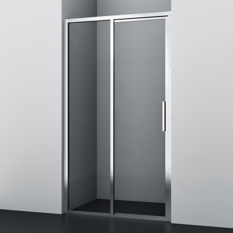 Душевая дверь WasserKRAFT Lopau 120x90 32S05L профиль хром