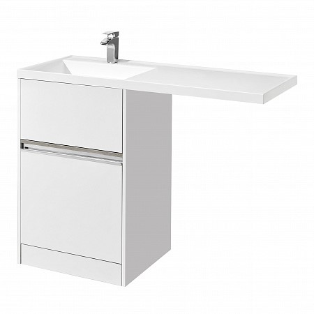 Тумба с раковиной Aquaton Лондри 600 1A2359K1LH010
