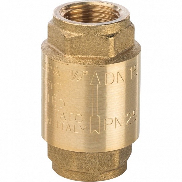 STOUT Обратный пружинный клапан с металлическим седлом 1" (SVC-0011-000025)