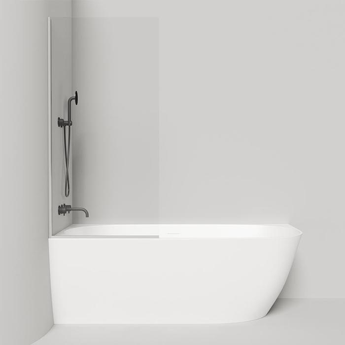 Душевое ограждение на ванну Salini Atrio 140х70 22101S стекло CrystalPure