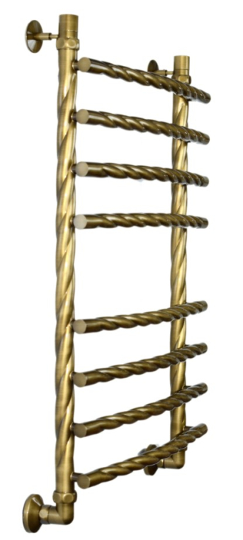 Полотенцесушитель водяной Двин R braid 55x60 4627166741620 бронза