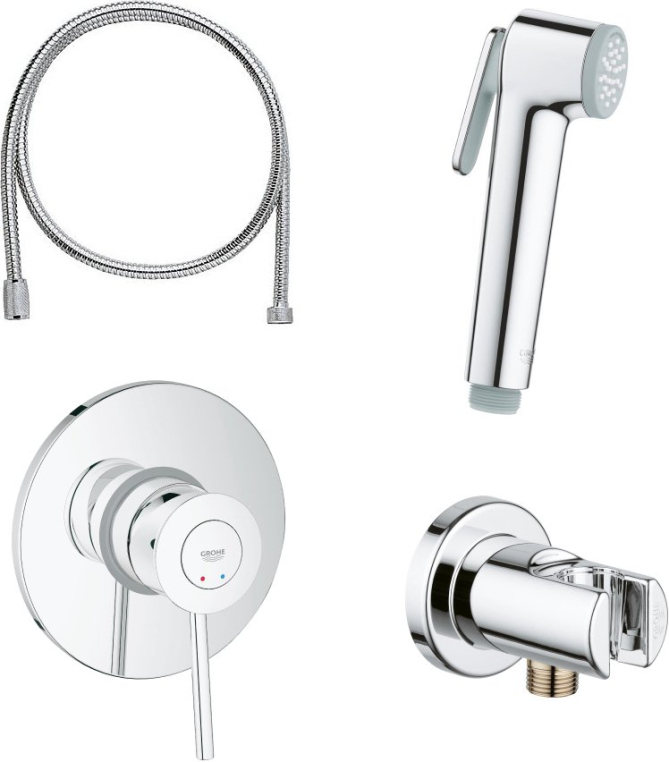 Набор для гигиенического душа Grohe BauClassic 124434