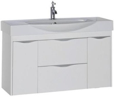 Тумба под раковину Aquanet Франка 105 см 00183055 белая