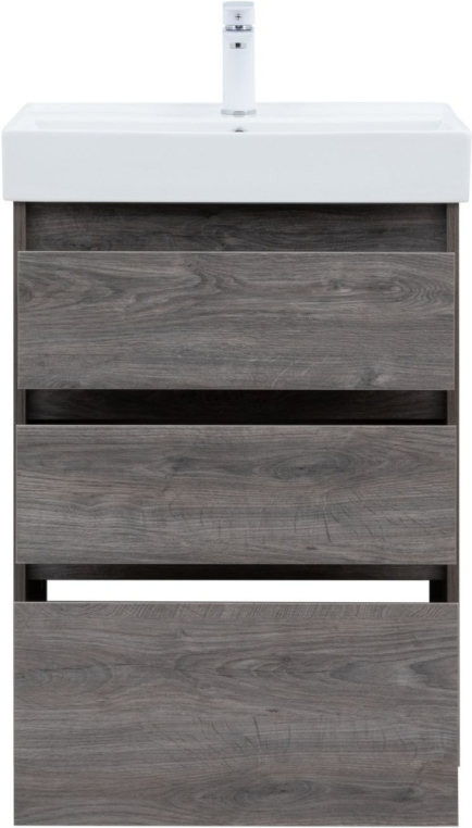 Тумба под раковину Aquanet Nova Lite 60 дуб рошелье (3 ящика) 00302470