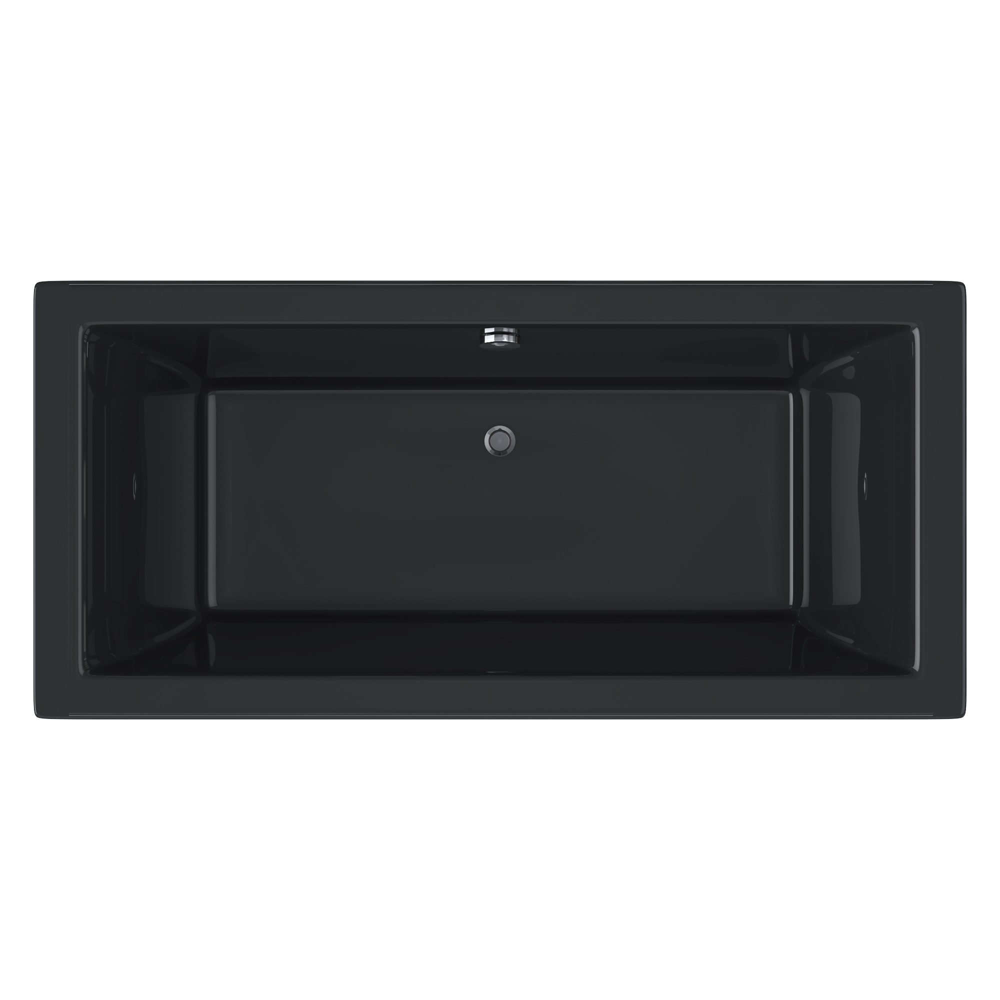 Ванна BERGES акриловая TARI 170х80, черный глянец