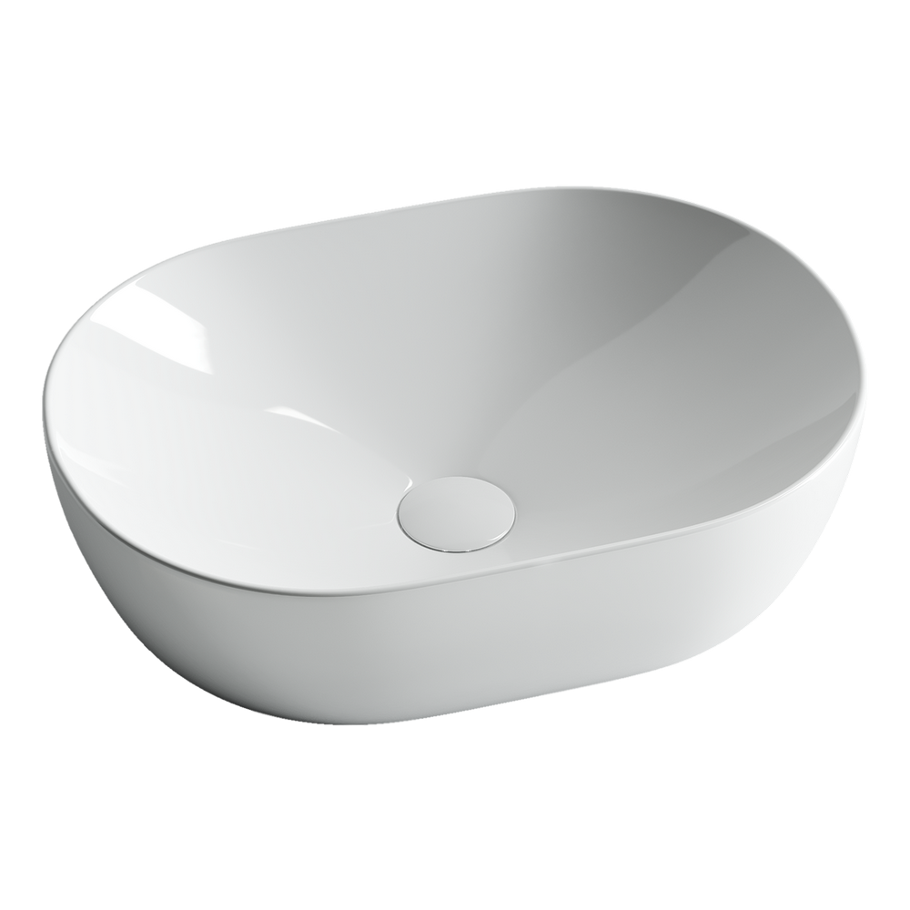 Накладные раковины CERAMICANOVA CN5010 Умывальник чаша накладная овальная Element 480*350*130мм
