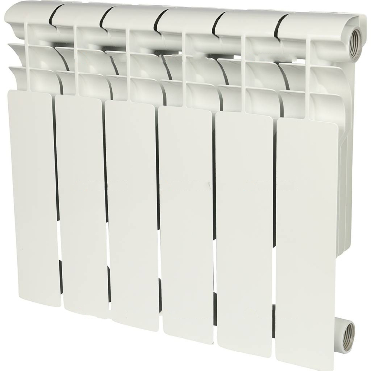 ROMMER Profi BM 350 (BI350-80-80-130) 6 секций радиатор биметаллический (RAL9016)