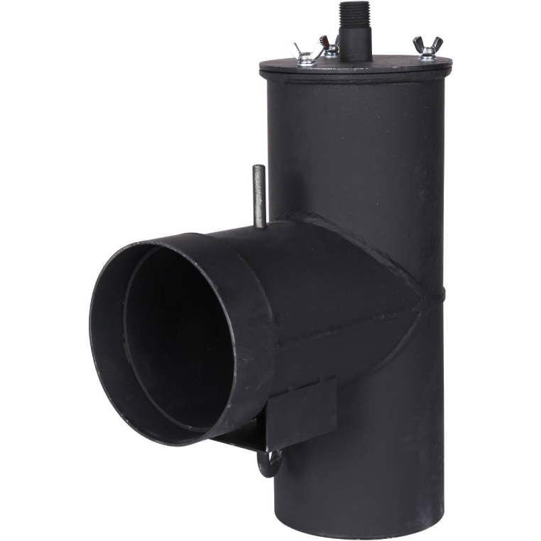 Патрубок дымохода ROMMER (RSB-1110-041394) вертикальный D=120, L=247, H=346