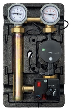 Насосная группа Meibes MK 1" с насосом Grundfos UPM3 Hybrid 25-70, электронный термостат 20-80С (ME 45890.56)