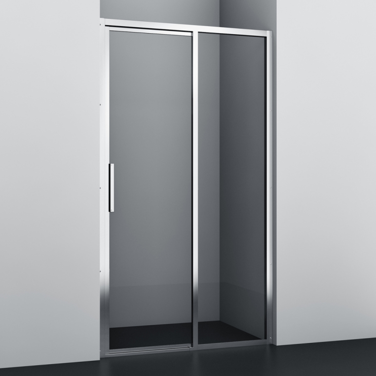 Душевая дверь WasserKRAFT Lopau 120x90 32S05R профиль хром
