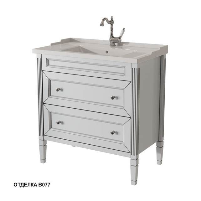 Тумба под раковину Caprigo Albion-promo 80 см bianco grigio 33315-В077