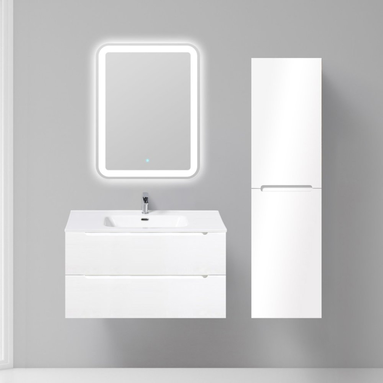 Комплект мебели BelBagno Etna 90 bianco opaco (ETNA-900-2C-SO-BO-P+BB900ETL+SPC-GRT-900-800-LED-TCH)