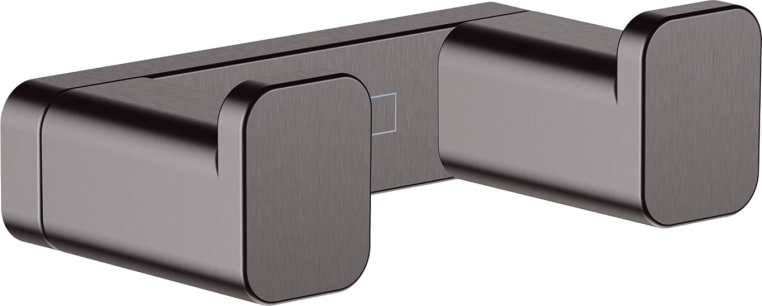 Двойной крючок для полотенец Hansgrohe AddStoris 41755340 черный хром