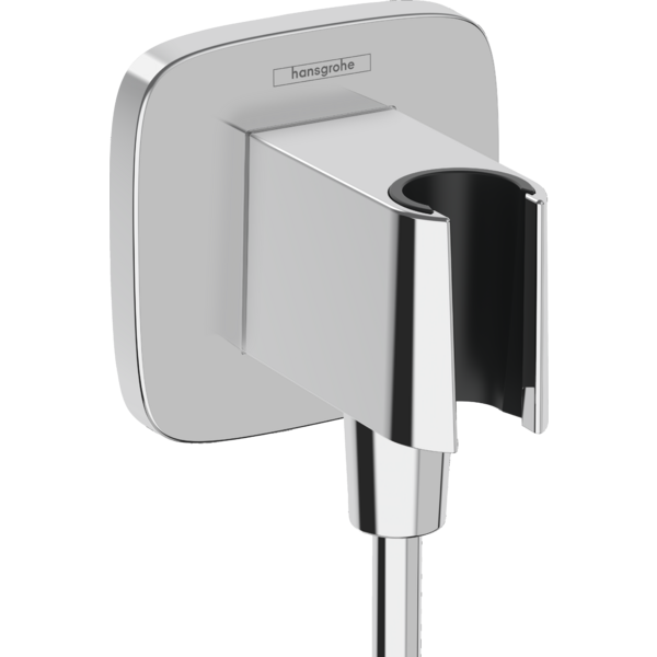 Шланговое подключение с держателем для душа Hansgrohe Fixfit Q 26887000 хром