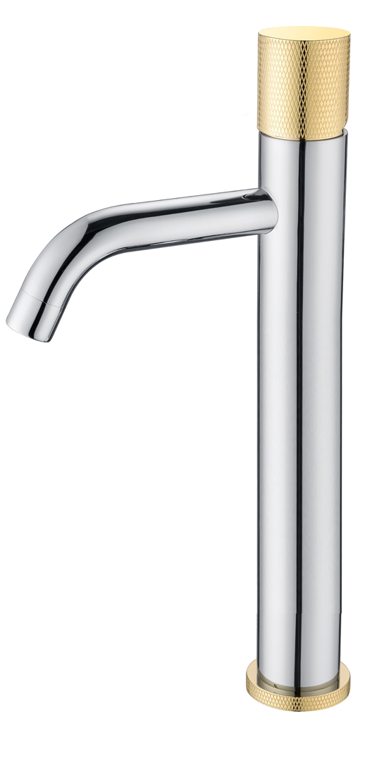 Смеситель STICK для умыв. выс. CHROME TOUCH GOLD_Комплект