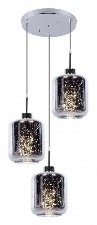 Подвесной светильник LUMINA DECO Alacosmo LDP 6811-3 RD CHR