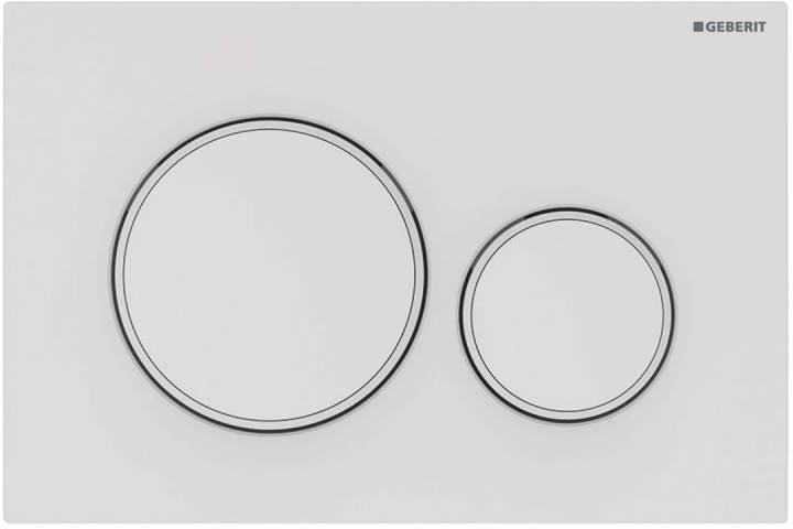 Кнопка смыва GEBERIT Sigma 20 115.882.01.1 белая