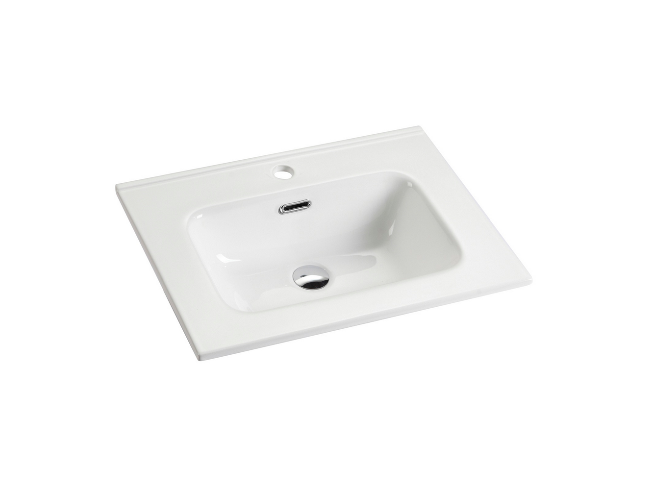 Накладные раковины CERAMICANOVA CN7001 Умывальник накладной прямоугольный Element 610*465*180мм