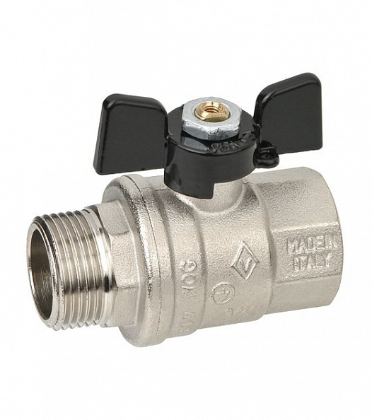 Кран шаровой Bugatti 3/4" HB (бабочка) серия Oregon 03070065 (03070065)