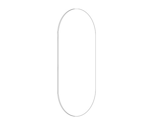 Globo OP006MAR Зеркало, размер 90x45 см