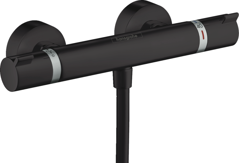 Термостат для душа Hansgrohe Ecostat Comfort внешнего монтажа 13116670 черный матовый