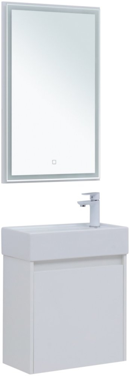 Комплект мебели Aquanet Nova Lite 50 белый глянец (00298853+00182338+00274679)
