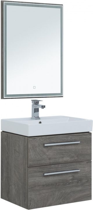 Мебель для ванной Aquanet Nova 60 дуб рошелье (2 ящика) 00246281
