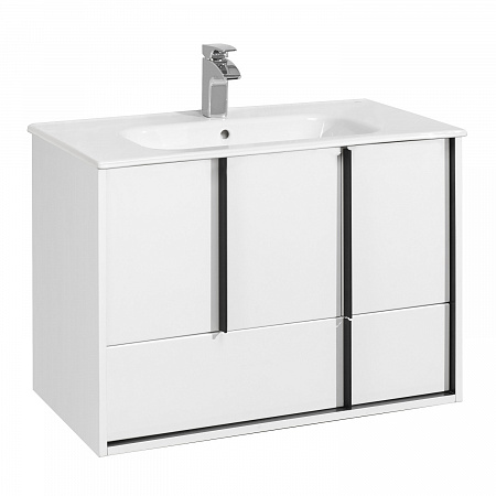 Тумба с раковиной Aquaton Ривьера 80 1A2390K1RVX20