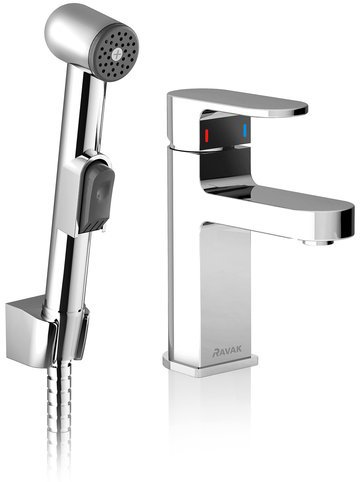 Смеситель для умывальника с гигиеническим душем Ravak Chrome CR 112.00 X070092